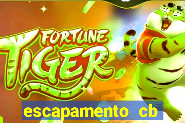 escapamento cb twister 250