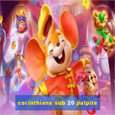 corinthians sub 20 palpite