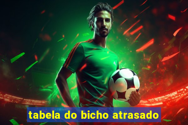 tabela do bicho atrasado