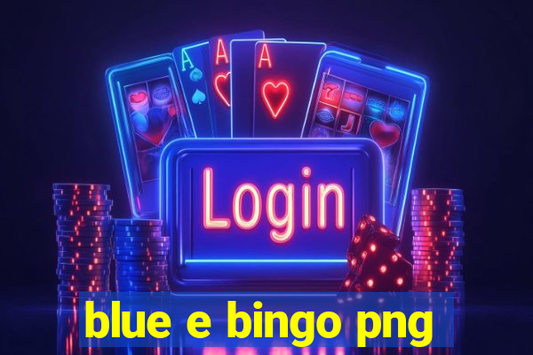 blue e bingo png