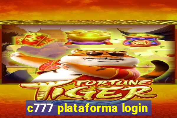 c777 plataforma login