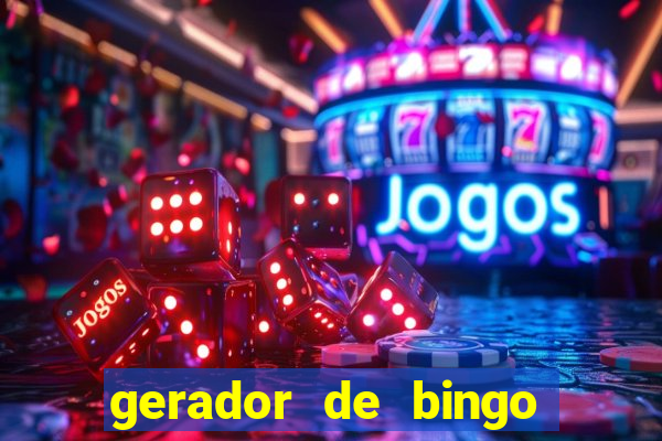 gerador de bingo cha de bebe