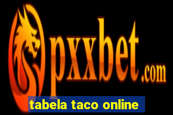 tabela taco online