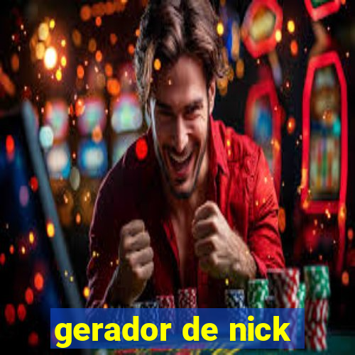 gerador de nick