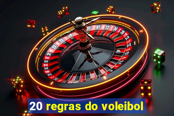 20 regras do voleibol