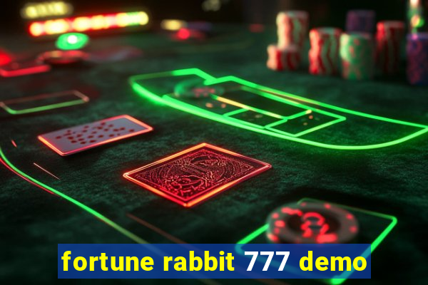 fortune rabbit 777 demo