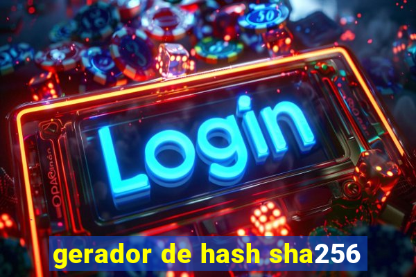 gerador de hash sha256