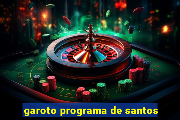 garoto programa de santos